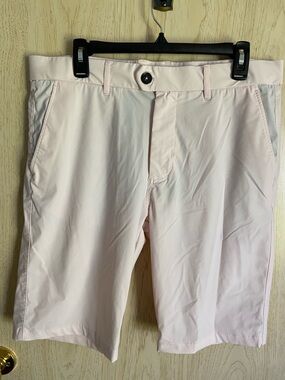 Greyson Golf Shorts - Montauk 10”- Pink Sky Sz 34
